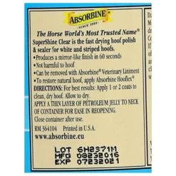 Absorbine Hoefolie SuperShine Transparant