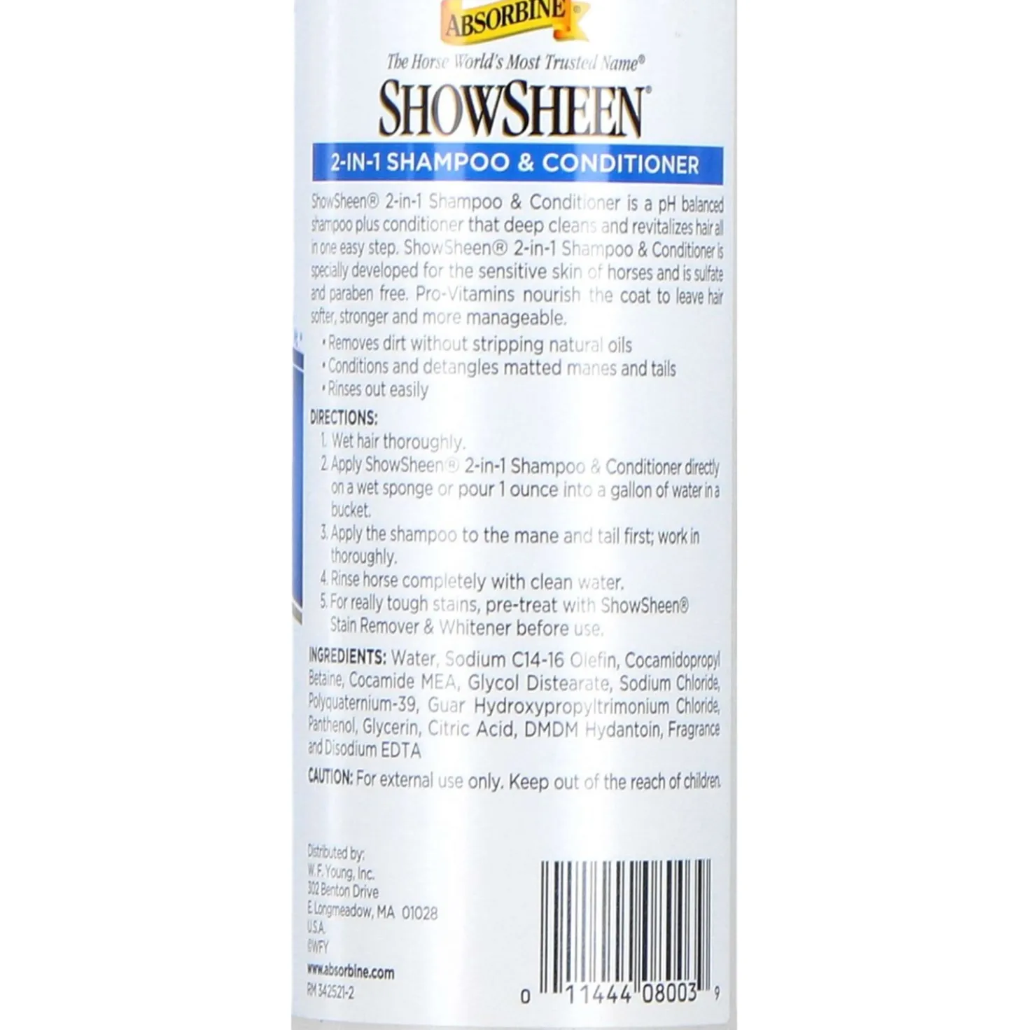 Absorbine Shampoo & Conditioner 2-in-1
