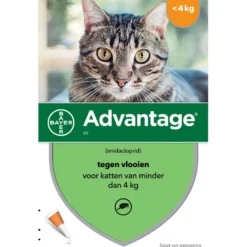 Advantage 40 Spot-On Kat <4kg