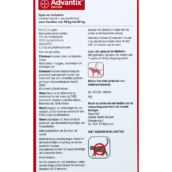 Advantix 250/1250 Spot-On Hond 10-25kg