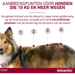Advantix 250/1250 Spot-On Hond 10-25kg