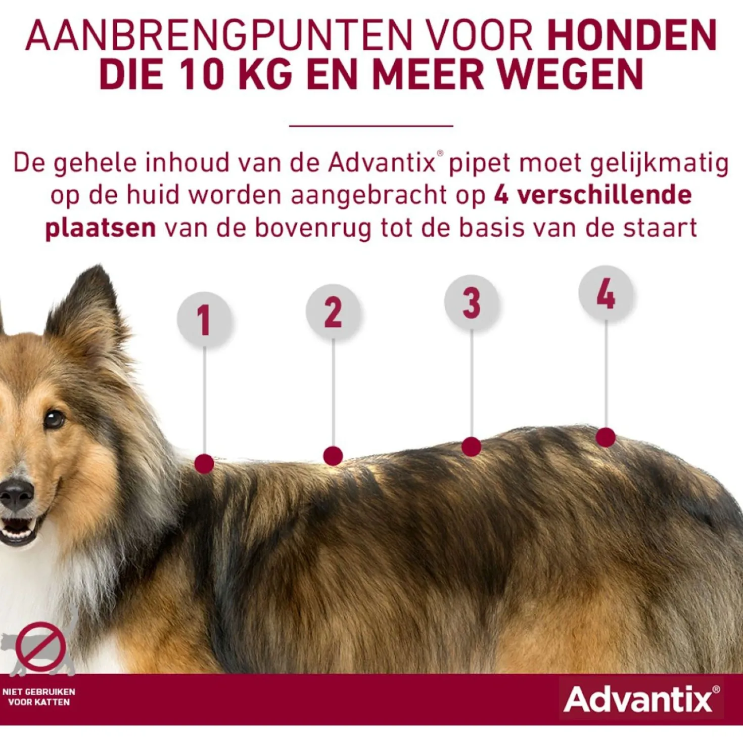 Advantix 250/1250 Spot-On Hond 10-25kg