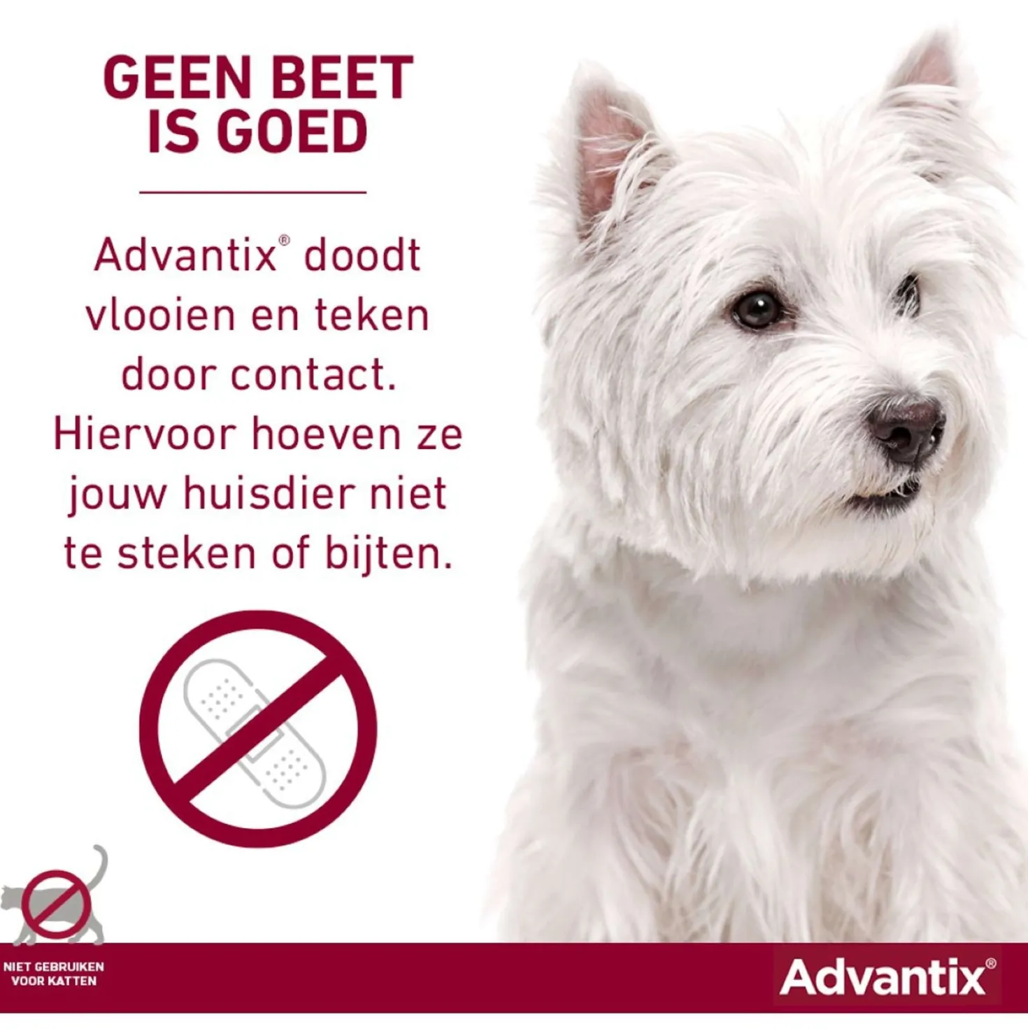 Advantix 100/500 Spot-On Hond 4-10kg
