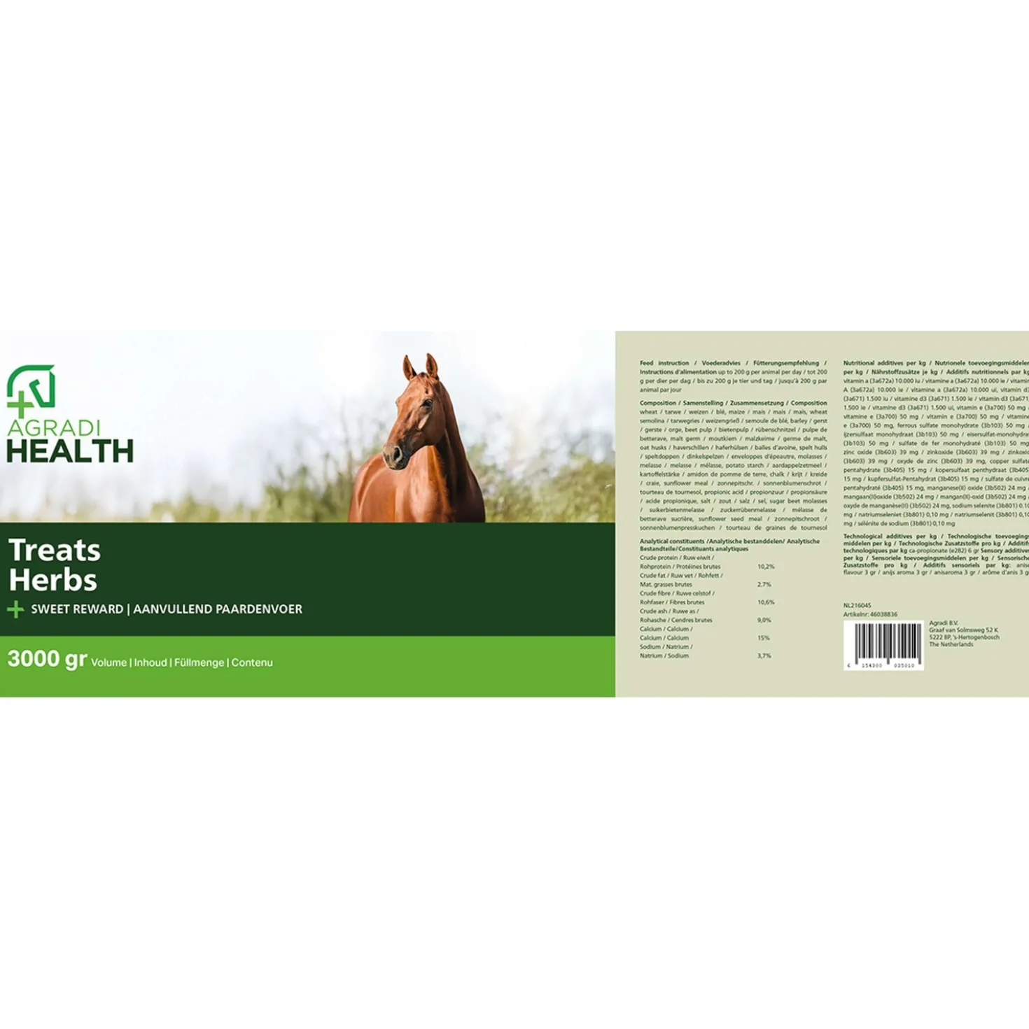 Agradi Health Beloningsbrok Kruiden