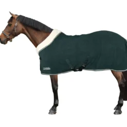 Agradi Horse Fleecedeken Modern Rosé Fir Green