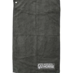 Agradi Horse Handdoekje Microfibre per Paar Grijs