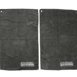 Agradi Horse Handdoekje Microfibre per Paar Grijs