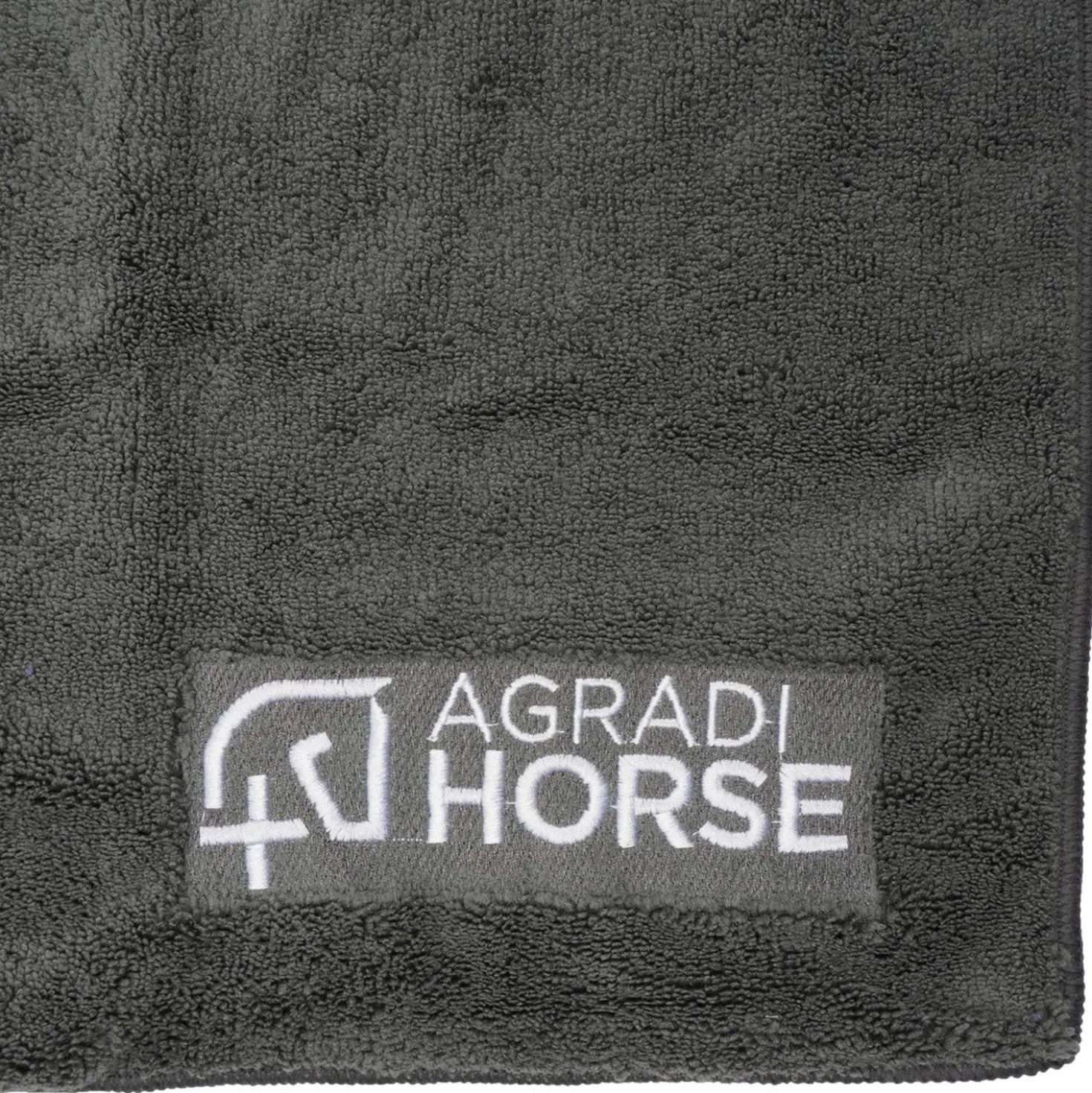 Agradi Horse Handdoekje Microfibre per Paar Grijs