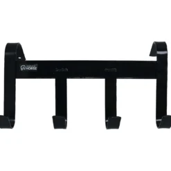Agradi Horse Hoofdstelhanger met 4 Haken Zwart