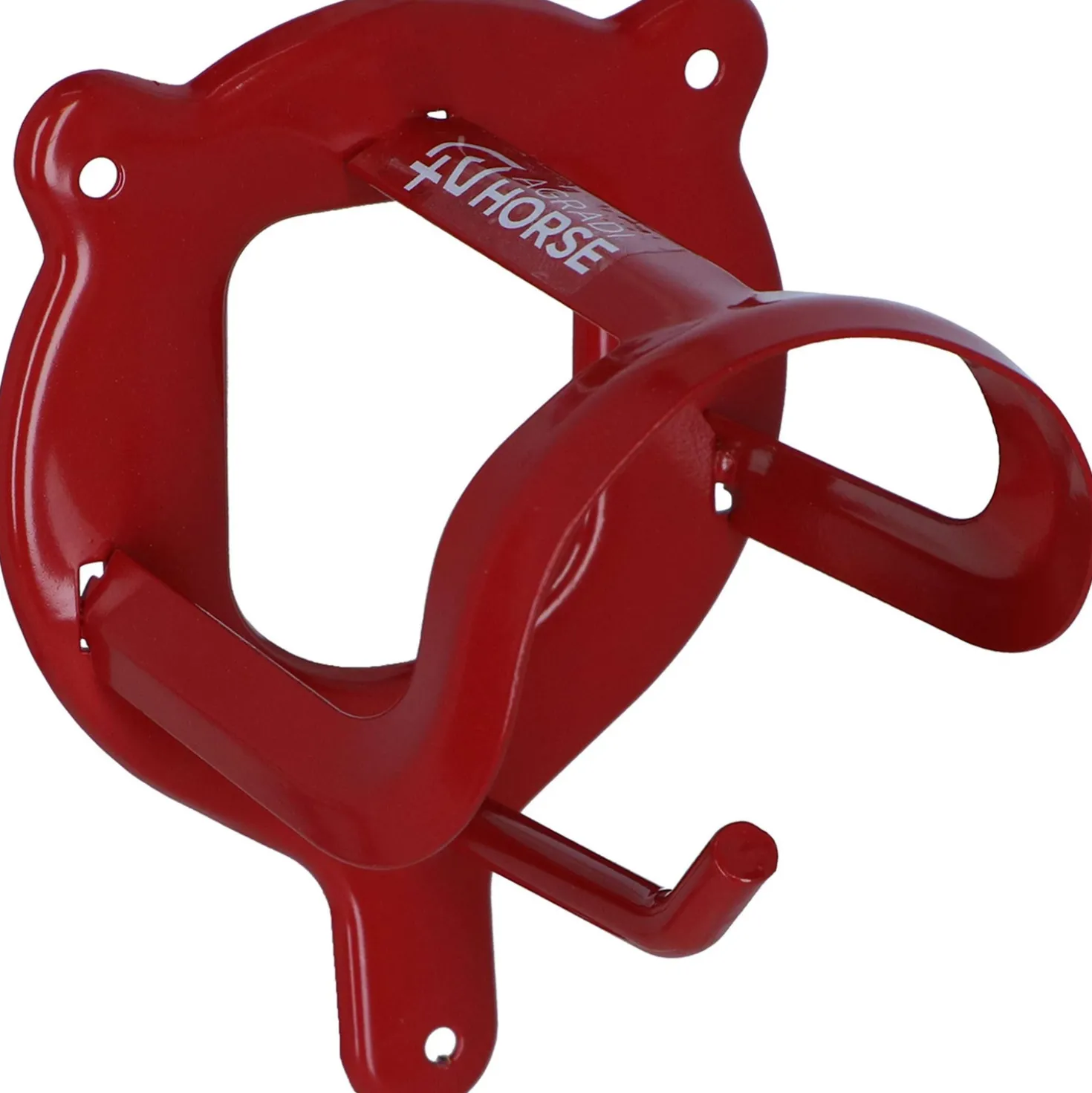 Agradi Horse Hoofdstelhanger Metaal Rood