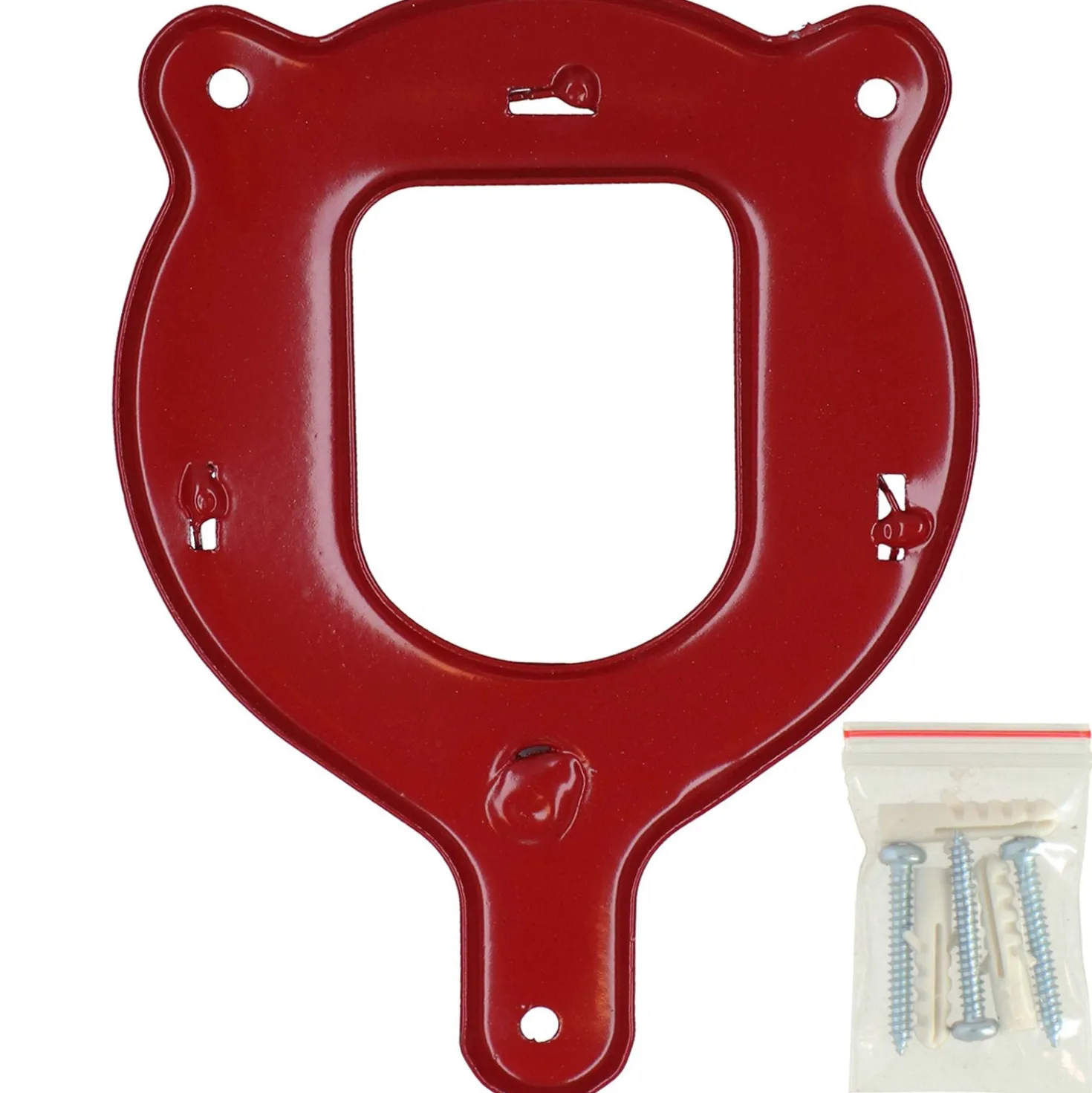 Agradi Horse Hoofdstelhanger Metaal Rood