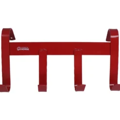 Agradi Horse Hoofdstelhanger met 4 Haken Rood