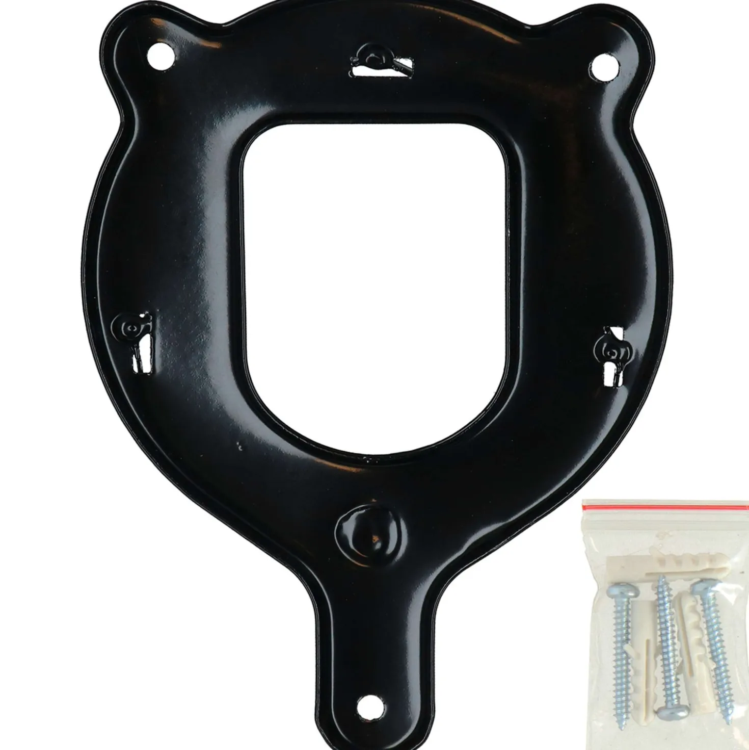 Agradi Horse Hoofdstelhanger Metaal Zwart