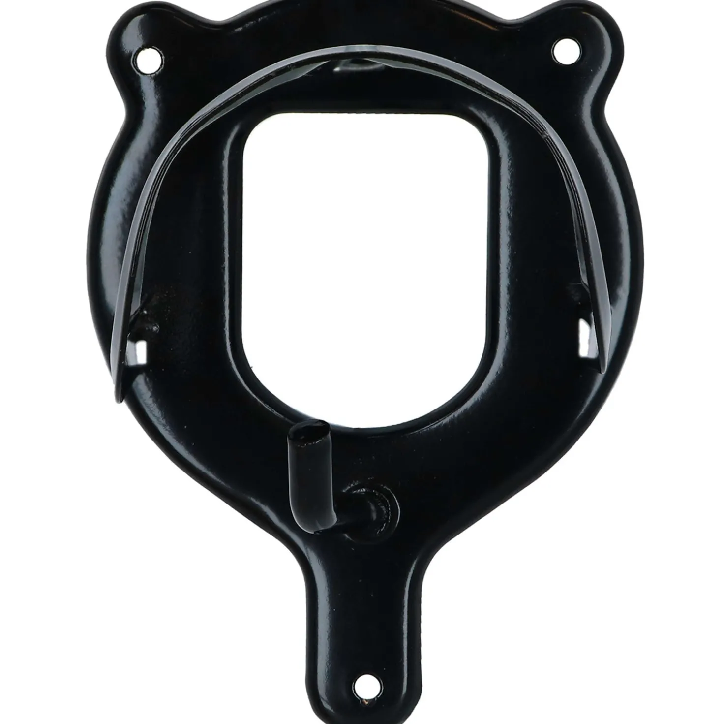 Agradi Horse Hoofdstelhanger Metaal Zwart