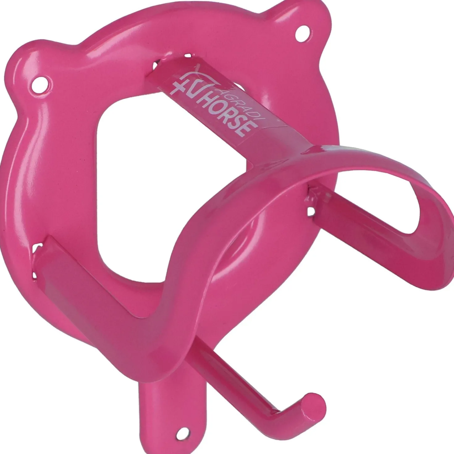Agradi Horse Hoofdstelhanger Metaal Roze