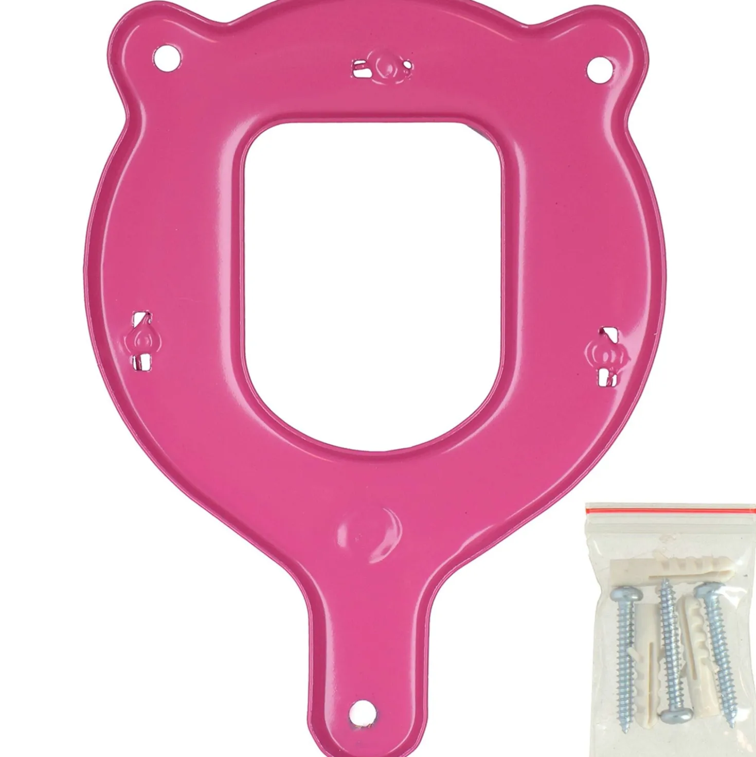 Agradi Horse Hoofdstelhanger Metaal Roze