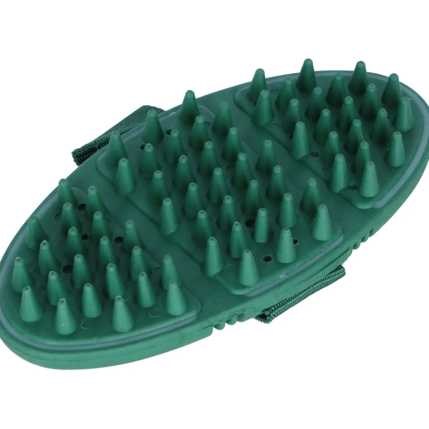 Agradi Horse Massageborstel Flex Fir Green
