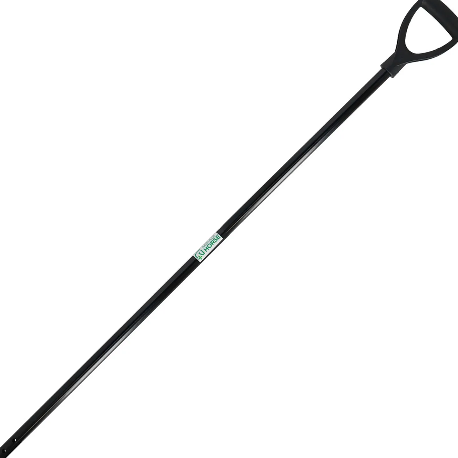 Agradi Horse Metalen Steel D-Grip Zwart