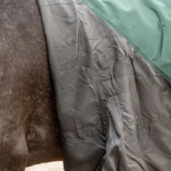 Agradi Horse Outdoordeken 1200D 50gr Reflecterende Bies Groen
