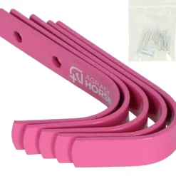 Agradi Horse Stalhaken 5 Stuks Roze