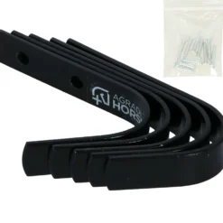 Agradi Horse Stalhaken 5 Stuks Zwart