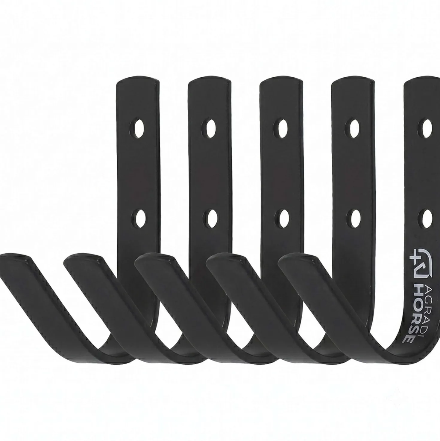 Agradi Horse Stalhaken 5 Stuks Zwart