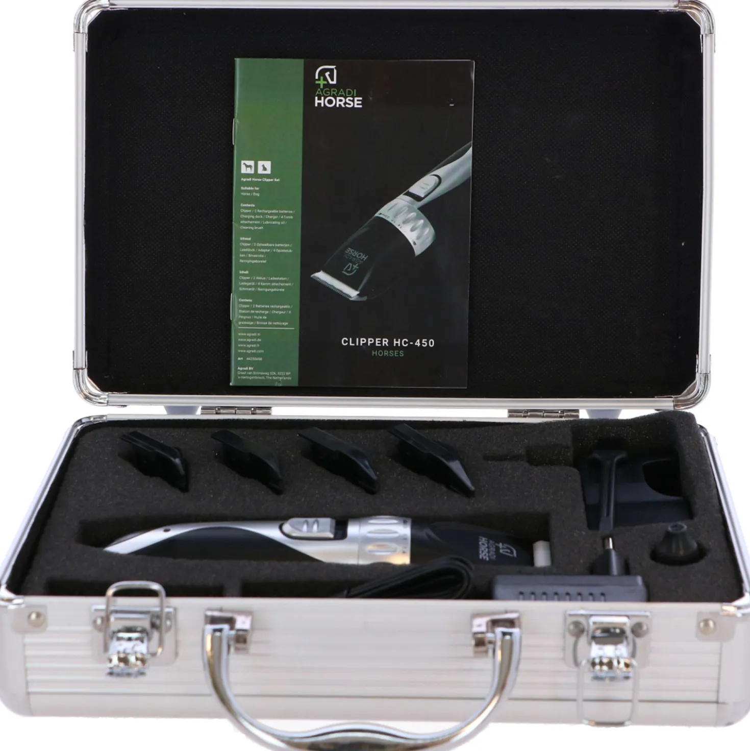 Agradi Horse Tondeuse HC-450 Plus + Koffer