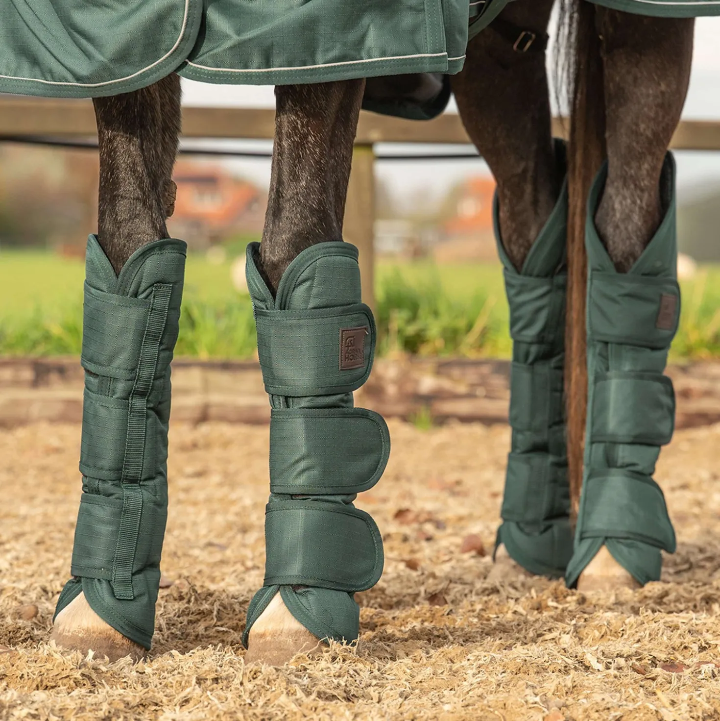 Agradi Horse Transportbeschermers 1200D Groen