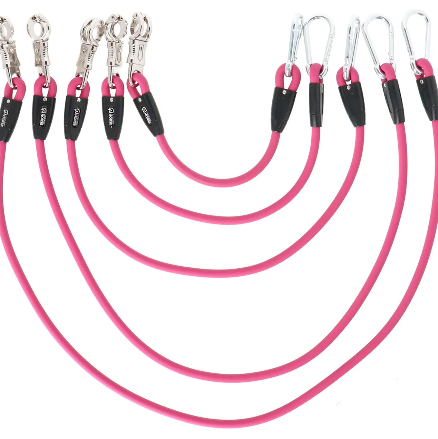 Agradi Horse Vastzetlijn Silicone Hot Pink