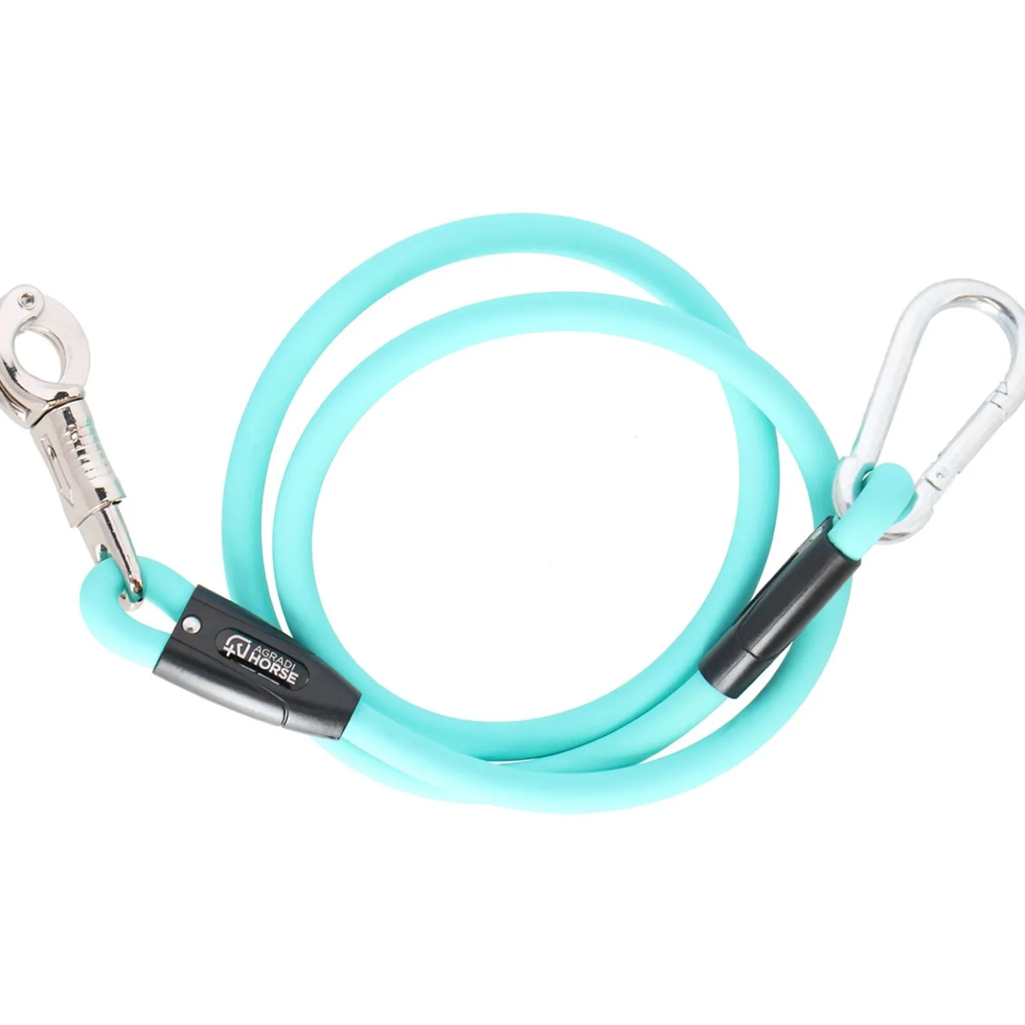 Agradi Horse Vastzetlijn Silicone Aqua