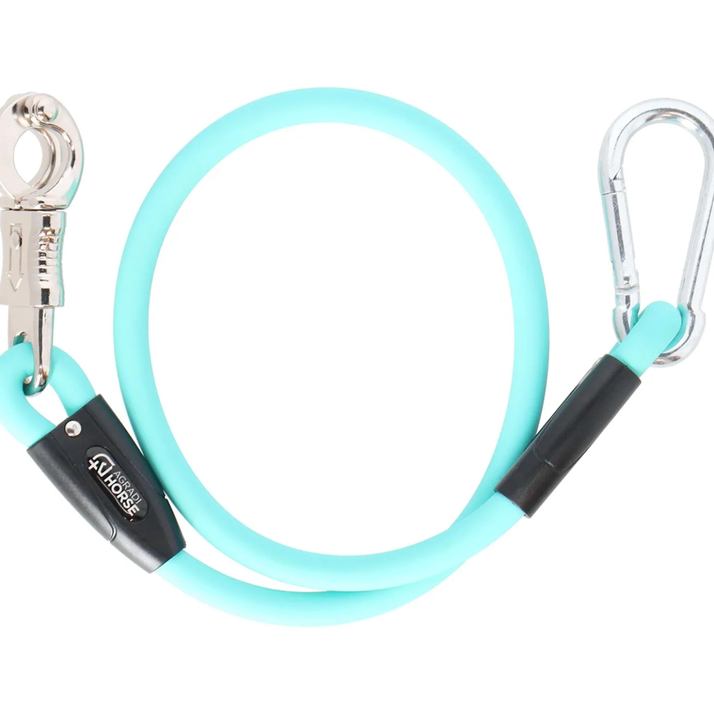 Agradi Horse Vastzetlijn Silicone Aqua