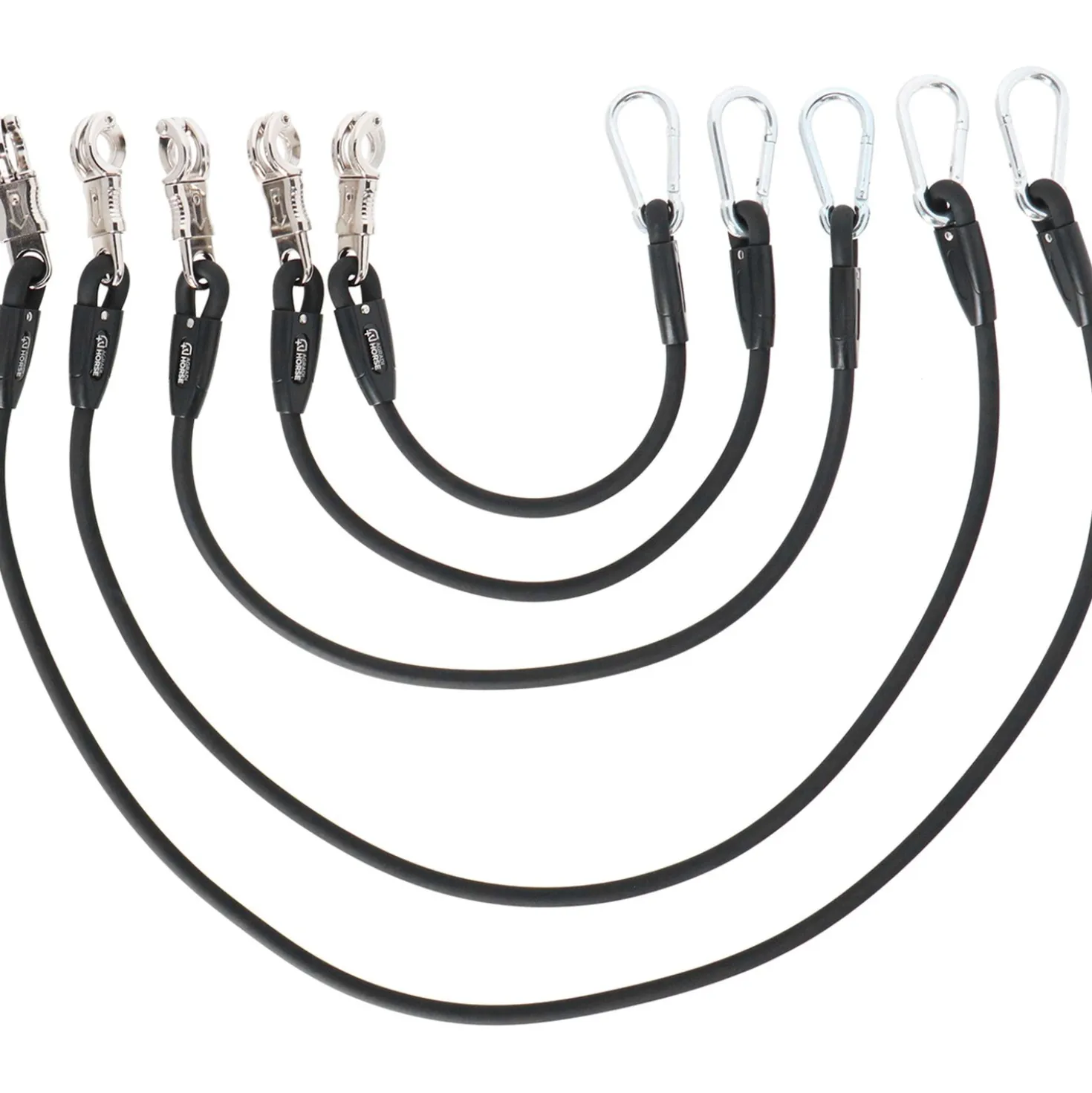 Agradi Horse Vastzetlijn Silicone Zwart