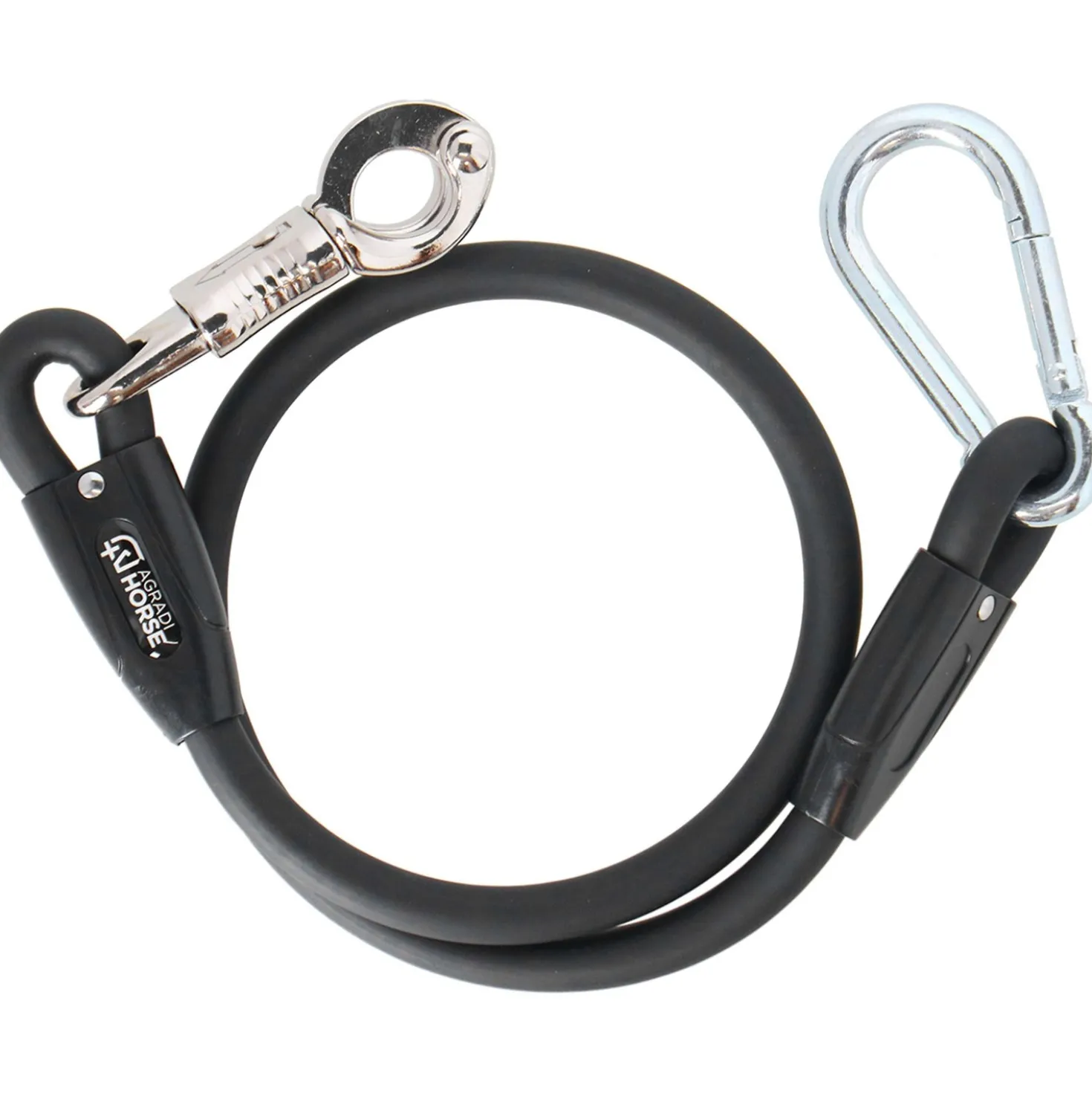 Agradi Horse Vastzetlijn Silicone Zwart