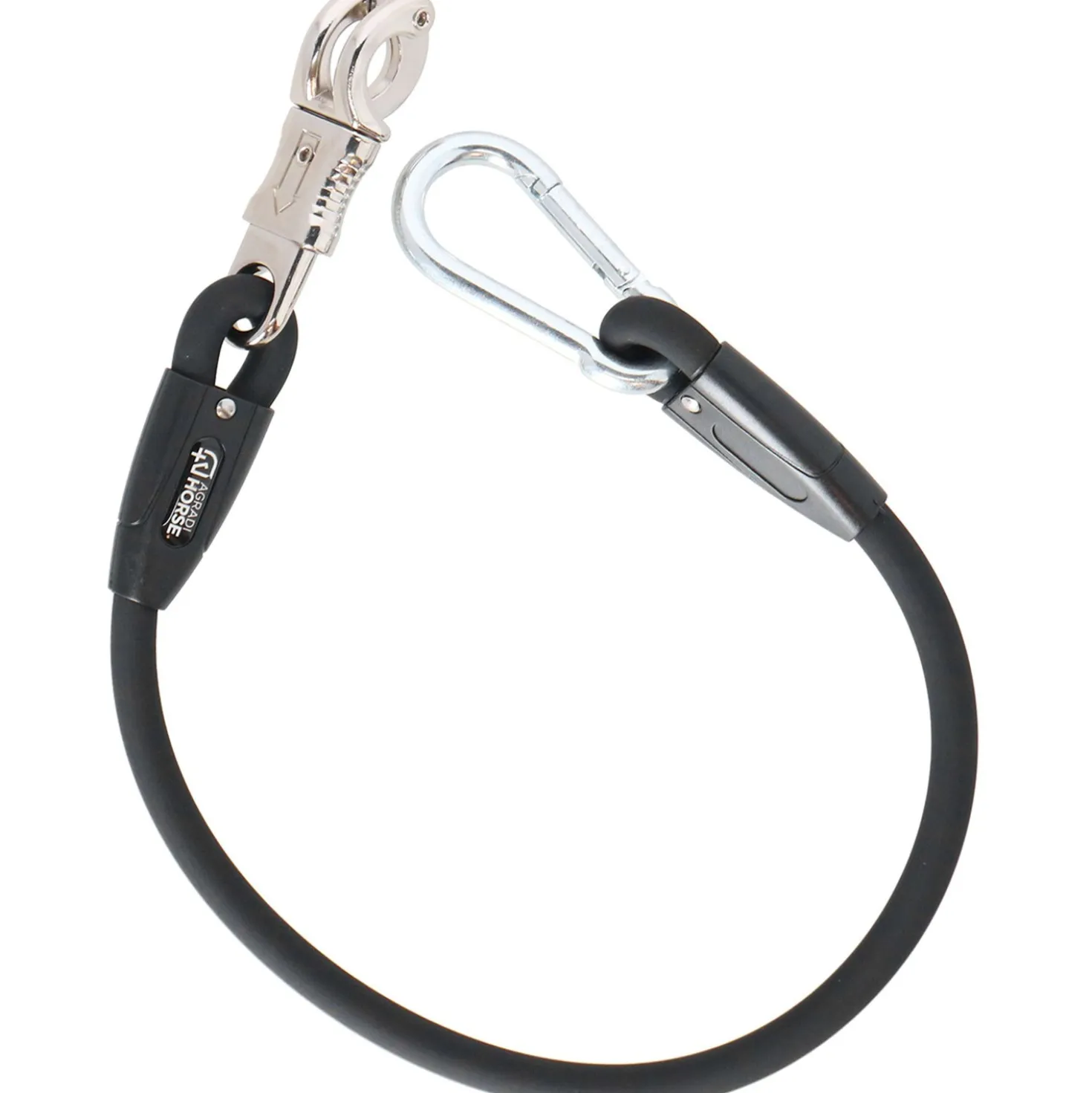 Agradi Horse Vastzetlijn Silicone Zwart