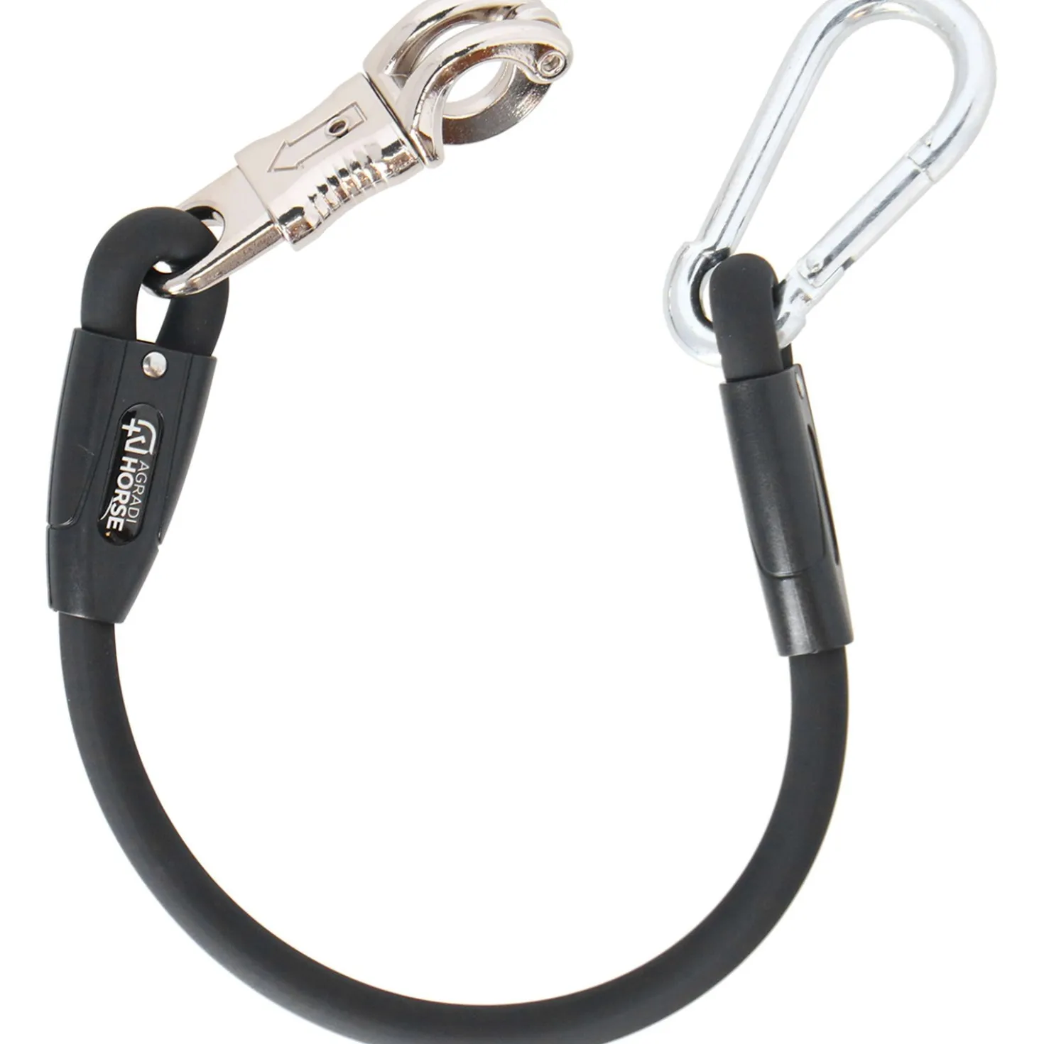 Agradi Horse Vastzetlijn Silicone Zwart