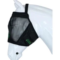 Agradi Horse Vliegenmasker Fine Mesh zonder Oren Zwart