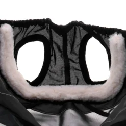 Agradi Horse Vliegenmasker Fine Mesh met Ooruitsparing en Neus Zwart