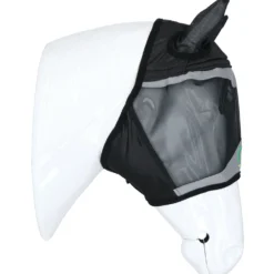 Agradi Horse Vliegenmasker Fine Mesh met Oren Zwart