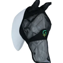 Agradi Horse Vliegenmasker Fine Mesh met Oren en Neus Zwart