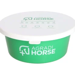 Agradi Horse Voerbak met Deksel Groen