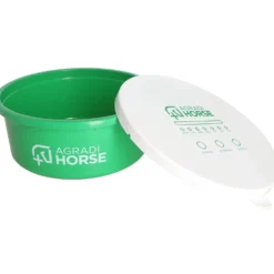 Agradi Horse Voerbak met Deksel Groen
