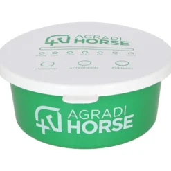 Agradi Horse Voerbak met Deksel Groen