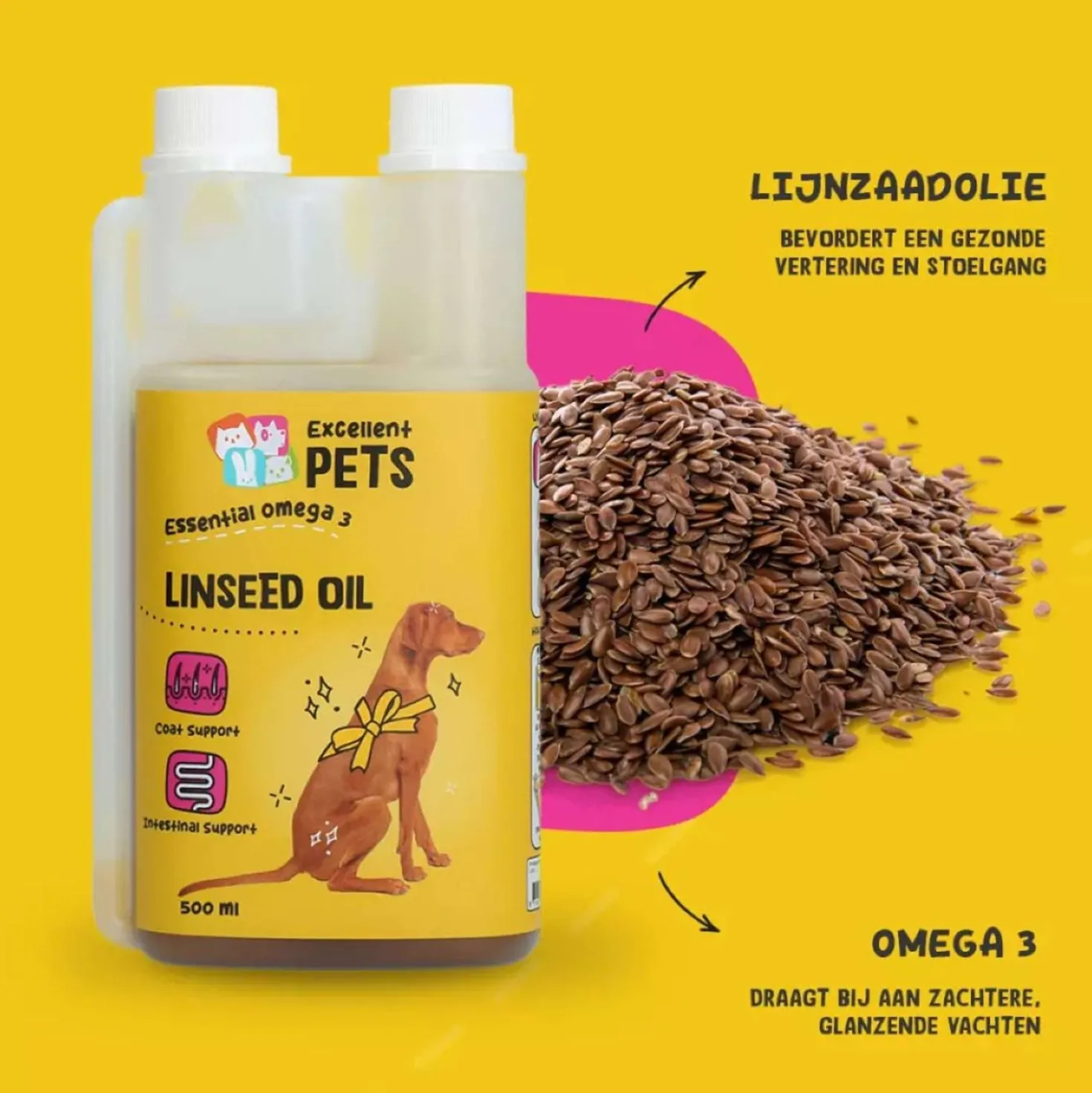 Agradi Lijnzaadolie Voor Honden