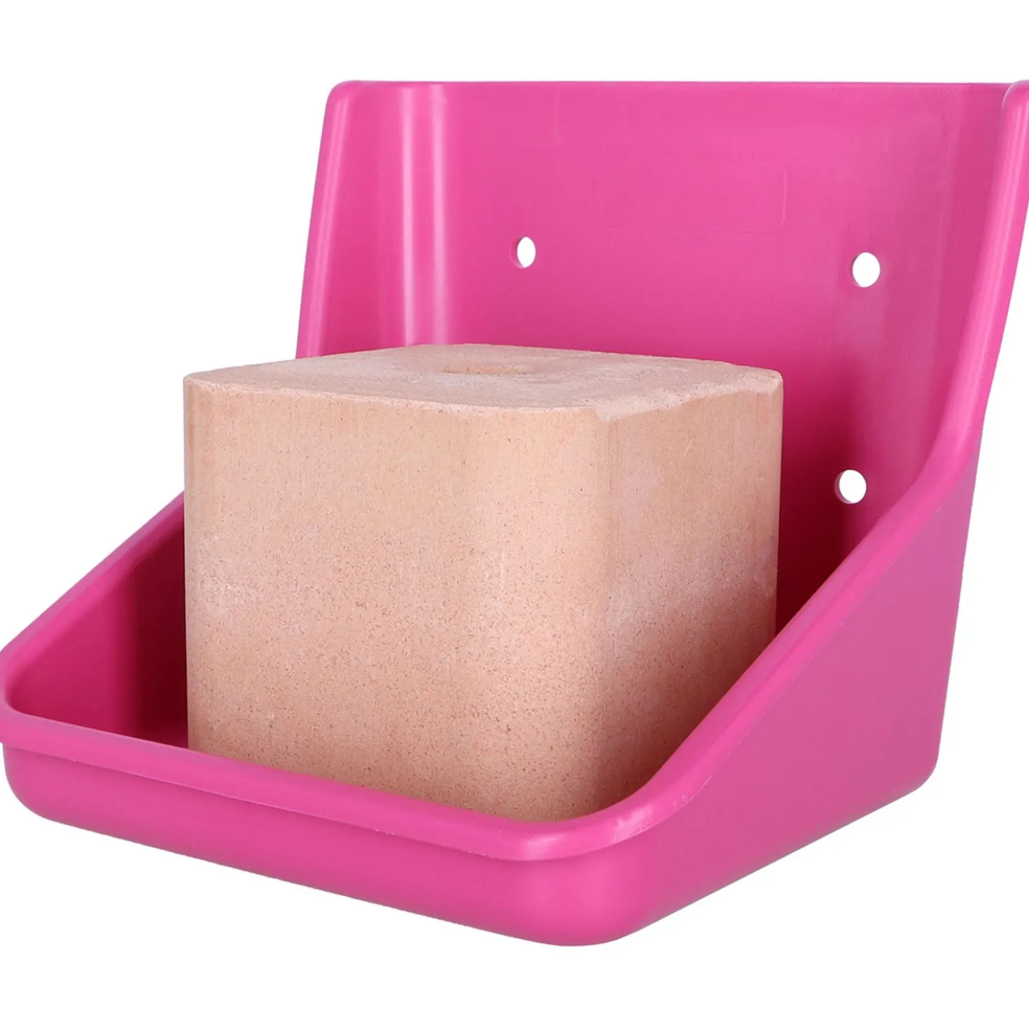 Agradi Liksteenhouder Robu Kunststof Roze
