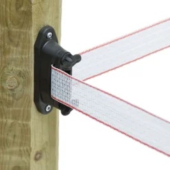 Agradi Power Klem (Hoek)isolator Lint 40mm Profi 10 Stuks Zwart