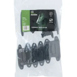 Agradi Power Klem (Hoek)isolator Lint 40mm Profi 10 Stuks Zwart