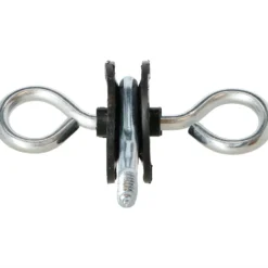 Agradi Power Poortgreep Insulator Gegalvaniseerd 2 Haken 10 Stuks