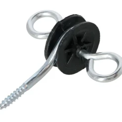 Agradi Power Poortgreep Insulator Gegalvaniseerd 2 Haken 10 Stuks