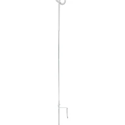 Agradi Power Veerstalenpaal met Krul 10 Stuks Metaal 109cm Wit