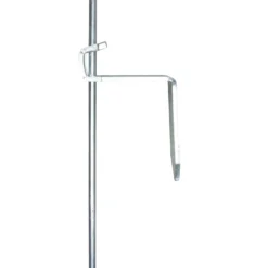 Agradi Power Veerstalenpaal met Krul 10 Stuks Metaal 109cm Wit